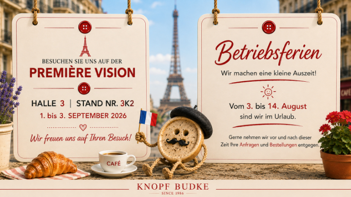 Knopf Budke auf der Première Vision in Paris